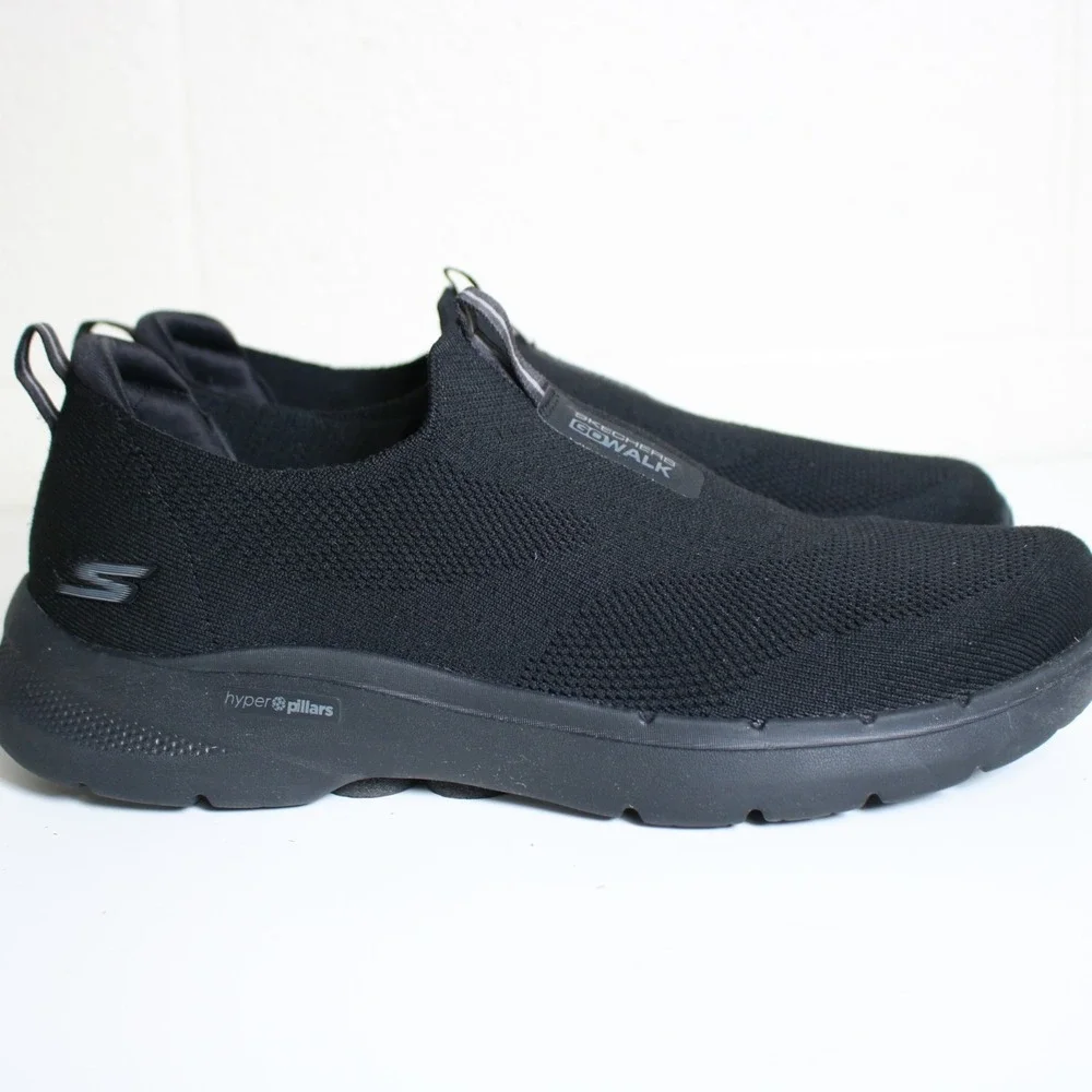 Skechers Air Cooled Memory Foam Slip On Shoes Walking 10.5 Hyper Pillars Go Walk